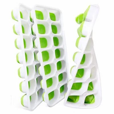 Amazon.ca: VEHHE Ice Cube Trays, 3 Pack Reusable Silicone Base 14-Ice Cube