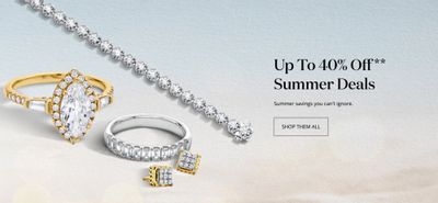 Peoples Jewellers Canada Summer Deals: Save Up To 40% Off