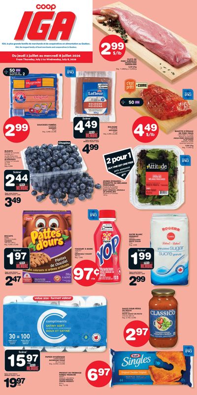 Coop IGA (QC) Flyer July 2 to 8