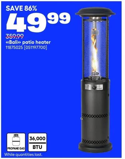 Rona: Inferno Bali 36,000-BTU 400-sq.ft. Propane Patio Heater $49.99 (reg. $359.99) July 2 - 8
