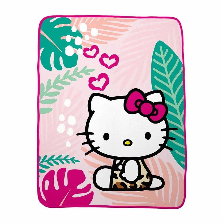 Walmart: Hello Kitty "Welcome To the Jungle" Throw $3.00 (Originally $24.94)