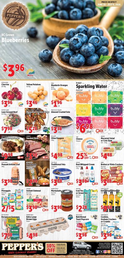 Pepper's Foods Flyer June 30 to July 6