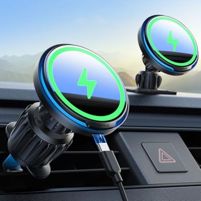 INIU 3-in-1 Magnetic Wireless Car Phone Holder
