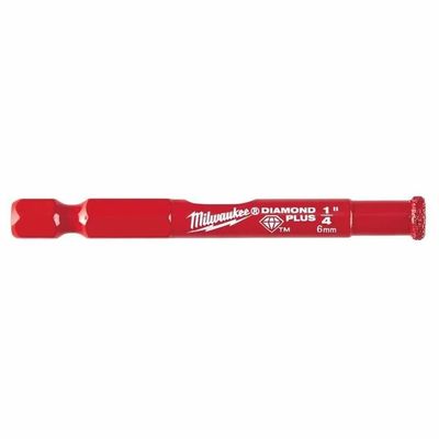 Home Depot: Milwaukee Tool 1/4-inch Diamond Plus Hole Saw w/ Arbor $7.20 at some location vs $29.98 at other Free Shipping