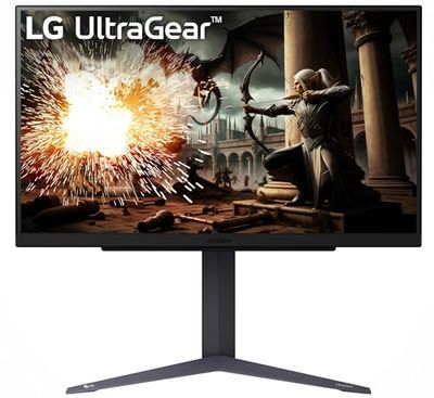 LG Ultragear 27GS75QN 27-inch Gaming Monitor | QHD (2560x1440) Display | IPS 1ms (GtG) | 180Hz (O/C 200Hz) Refresh Rate