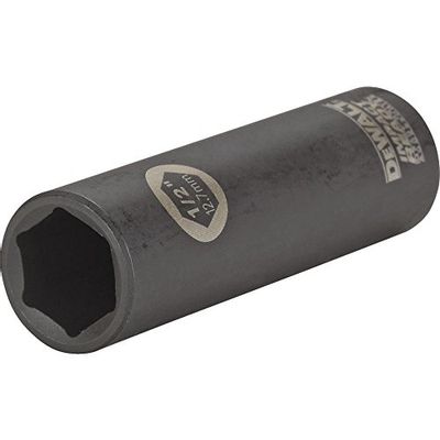DEWALT DW2286 1/2-Inch IMPACT READY Deep Socket for 3/8-Inch Drive,Black Oxide