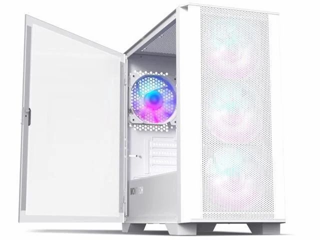 Newegg: Montech AIR 100 ARGB MICRO-ATX Tower with Four ARGB Fans (White) $44.99 + Free Shipping