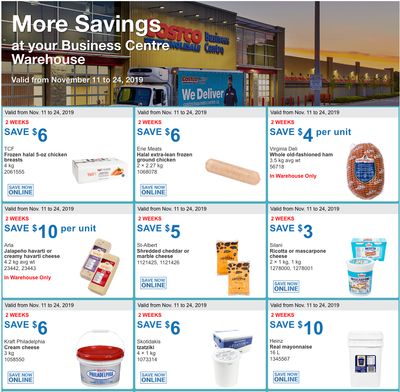 Costco Canada Business Centre Instant Savings Coupons / Flyer, November 11 – 24