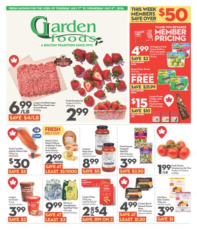 Garden Foods Flyer July 2 to 8