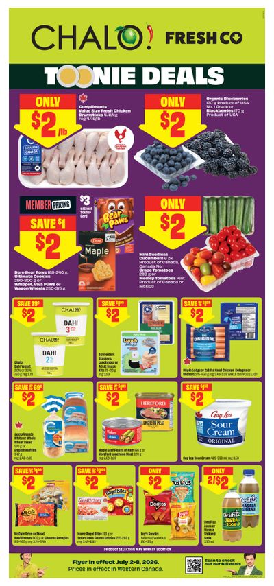 Chalo! FreshCo (West) Flyer July 2 to 8