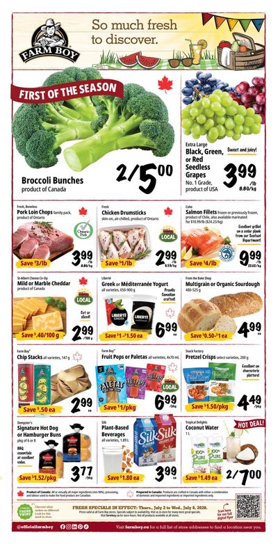 Farm Boy Flyer July 2 to 8
