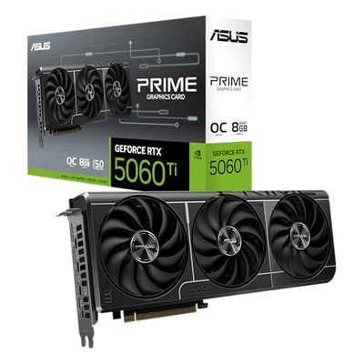 ASUS Prime GeForce RTX™ 5060 Ti 8GB GDDR7 OC