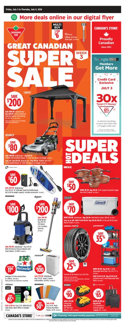 Canadian Tire (ON) Flyer July 3 to 9