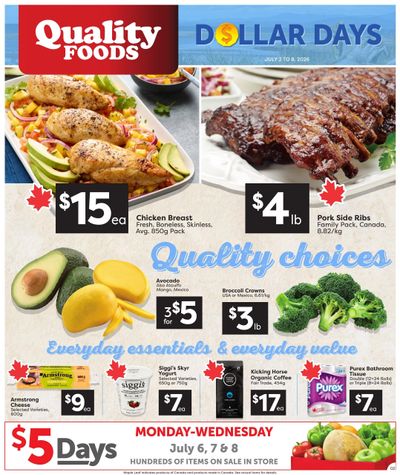 Quality Foods Flyer July 2 to 8