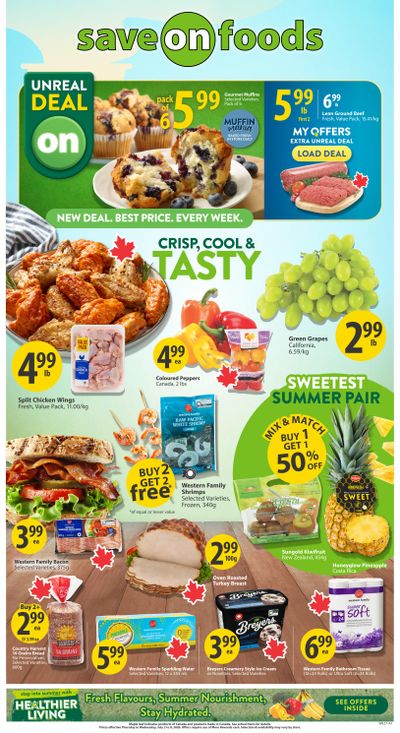 Save On Foods (BC) Flyer July 2 to 8