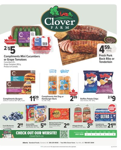 Clover Farm (AB) Flyer July 2 to 8