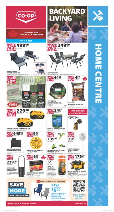 Co-op (West) Home Centre Flyer July 2 to 8