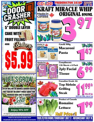 Fredericton Co-op Flyer July 2 to 8
