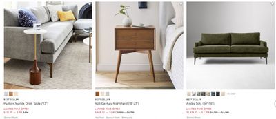West Elm Canada Day Sale: Save up to 70% Off
