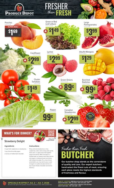 Produce Depot Flyer July 1 to 7