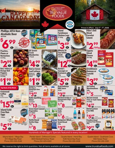 Tru Value Foods Flyer July 1 to 7