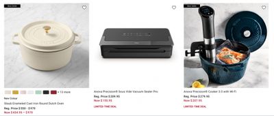 Williams Sonoma: Canada Day Sale up to 65% off + Extra 20% off Clearance