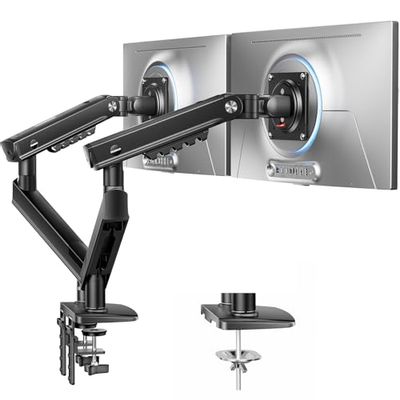 [Monitor Arm] HUANUO FlowLift Pro Dual Monitor Arm for 13-32" Screens, Mechanical Spring ($90 - 50% off in cart =) [Amazon]