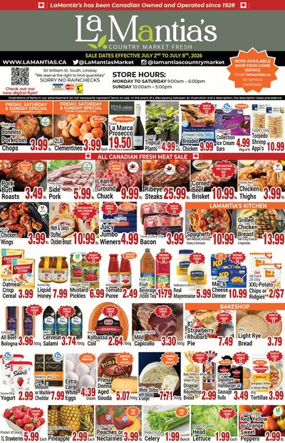 LaMantia's Flyer July 2 to 8