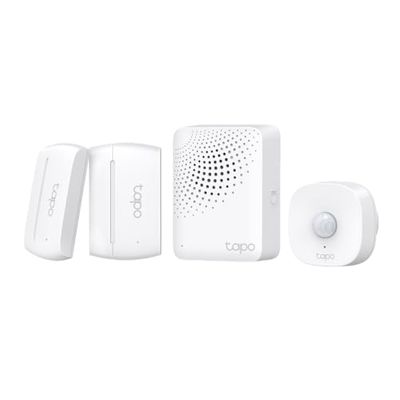 TP-Link Tapo T30 KIT - Smart Home Sensors Starter Kit, Smart Hub, Motion Sensor, 2* Door/Window Contact Sensor