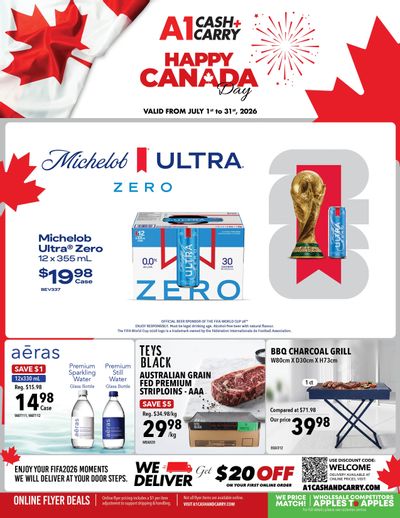 A-1 Cash and Carry Flyer July 1 to 31