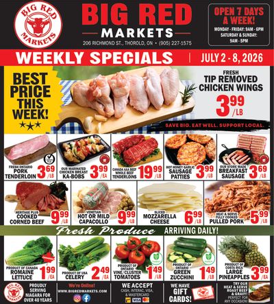 Big Red Markets Flyer July 2 to 8