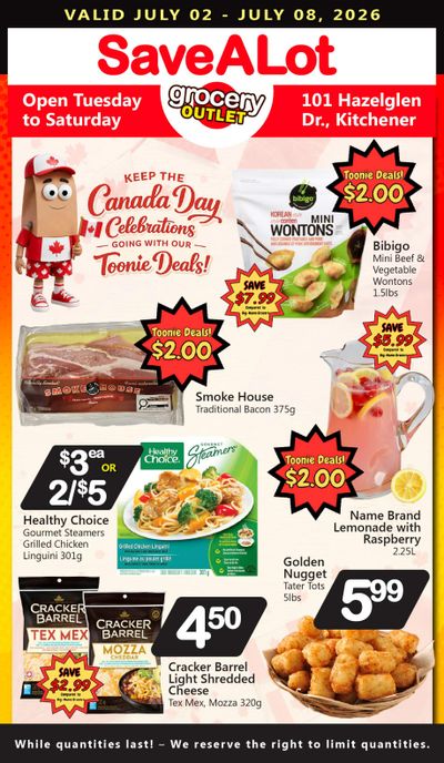 SaveALot Grocery Outlet Flyer July 2 to 8
