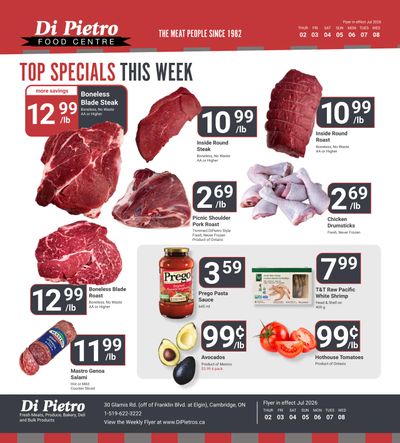 Di Pietro Food Centre Flyer July 2 to 8
