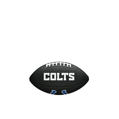 WILSON Sporting Goods NFL Indianapolis Colts Team Logo Football, Black, Mini Size