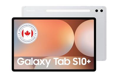 Samsung Galaxy Tab S10+ Silver 512GB - AI Tablet, 12.4", AMOLED 2X, Anti-Reflection, 420 Nits, Quad Speakers, S Pen Included (CAD Version & Warranty)
