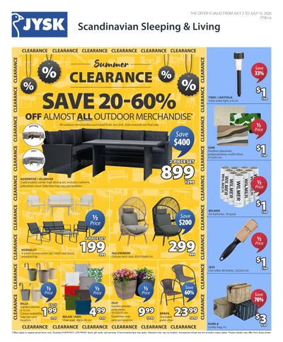 JYSK Flyer July 2 to 15
