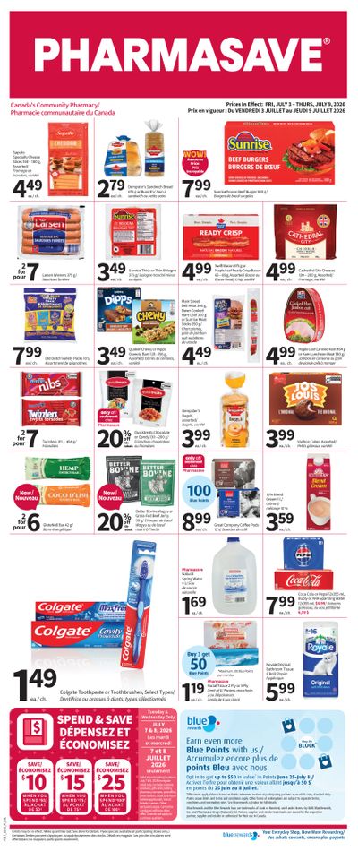 Pharmasave (NB) Flyer July 3 to 9