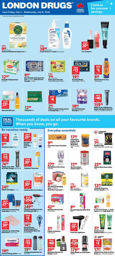 London Drugs Weekly Flyer July 3 to 8