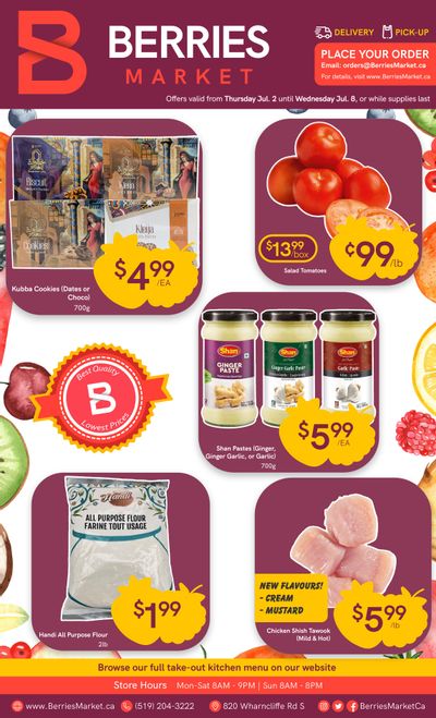 Berries Market Flyer July 2 to 8