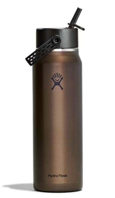 Hydroflask 32 OZ LIGHTWEIGHT WIDE FLEX STRAW CAP OBSIDIAN