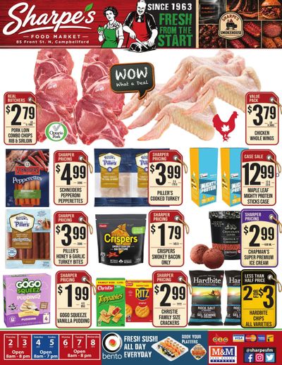 Sharpe's Food Market Flyer July 2 to 8