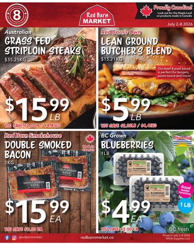 Red Barn Market Flyer July 2 to 8