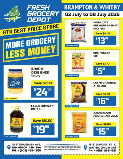 Fresh Grocery Depot Flyer July 2 to 8