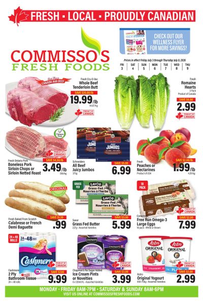 Commisso's Fresh Foods Flyer July 3 to 9