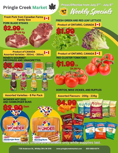 Pringle Creek Market Flyer July 2 to 8