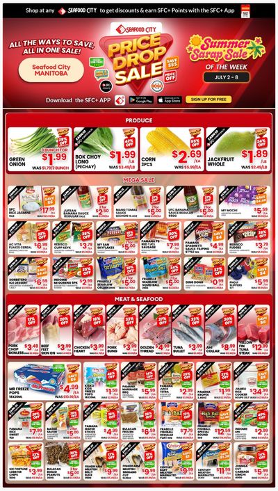 Seafood City Supermarket (MB) Flyer July 2 to 8