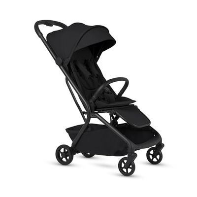 Silver Cross Nia Compact Folding Travel Stroller, IATA Cabin Compatible, with One-Hand Self-Standing Fold and Lie-Flat Seat for Newborn up to 55 lbs.