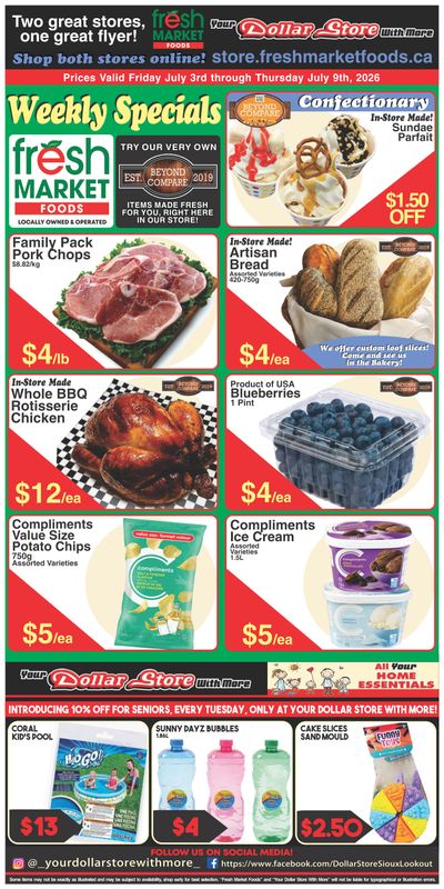 Fresh Market Foods Flyer July 3 to 9