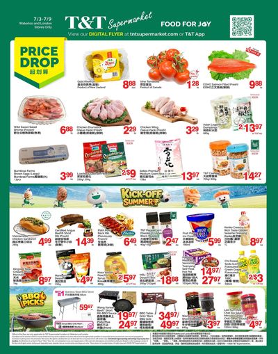 T&T Supermarket (London & Waterloo) Flyer July 3 to 9