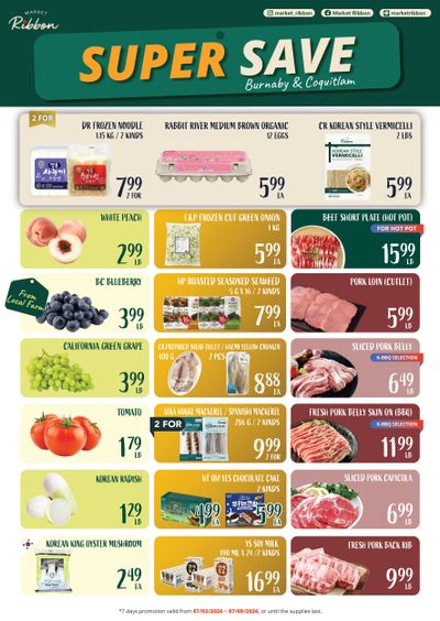 Market Ribbon Flyer July 3 to 9